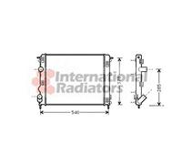 Van Wezel Radiateur du moteur 43002269