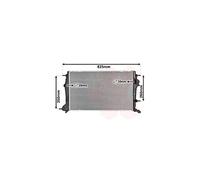 Van Wezel Radiateur de refroidissement 43002616 pour Renault Scenic 4/09+