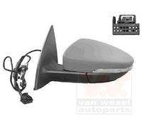 VAN WEZEL Rétroviseur extérieur Rétroviseur 5891807 gauche pour VW Eos