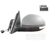 VAN WEZEL Rétroviseur extérieur Rétroviseur 7606807 gauche pour SKODA YETI (5L)