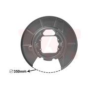 VAN WEZEL Splash Disque de Frein Arrière Droite Convient pour BMW X5 E53 0685374
