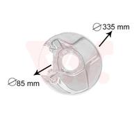 VAN WEZEL Splash Disque de Frein Arrière Droite pour Mercedes Saloon 230 E