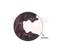 VAN WEZEL Splash Disque de Frein Arrière Gauche pour Audi A4 Avant 8K5 0327373