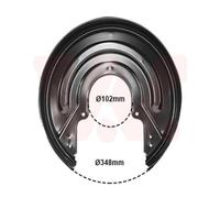 VAN WEZEL Splash Disque de Frein Arrière Gauche pour VW Transporter IV 5874374