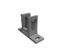 VANA SPP058, 40 mm, aluminium, gris, 1 pièce, support mural pour auvent, console murale avec fixation