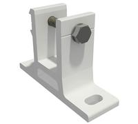 VANA SPP058 Lot de 3 supports muraux pour store en aluminium Blanc 40 mm Avec fixation