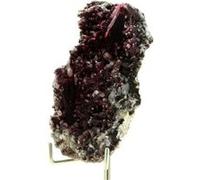 VANADINITE - Pierre Naturelle en Provenance des USA, Mammoth Mining District, Arizona - Cristal de Vanadinite Rouge Vif, Puissant Minéral de Guérison 688.5 ct - Certificat d'Authenticité Inclus 65 x 5