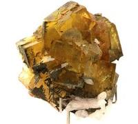 Fluorite, Calcite, Pyrite. 1374.5 Ct. Villabona Mines, Asturias, Espagne.