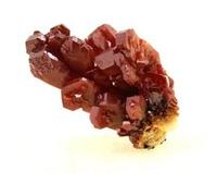 VANADINITE - Pierre Naturelle en Provenance du Maroc, Mibladen Mining District - Cristal Rouge Vif, Puissant Amplificateur d'Énergie 95.5 ct - Certificat d'Authenticité Inclus 36 x 22 x 20 mm Rouge G