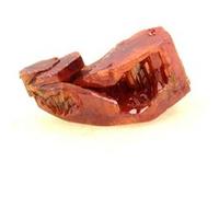 VANADINITE - Pierre Naturelle en Provenance du Maroc, Mibladen Mining District - Cristal Rouge Vif, Puissant Minéral de Guérison 72.0 ct - Certificat