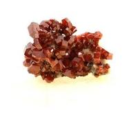 VANADINITE - Pierre Naturelle en Provenance du Maroc, Mibladen Mining District - Cristal Rouge Vif, Puissant Minéral de Guérison 65.5 ct - Certificat d'Authenticité Inclus 30 x 21 x 21 mm Rouge G