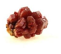 VANADINITE - Pierre Naturelle en Provenance du Maroc, Mibladen Mining District - Cristal Rouge Vif, Puissant Minéral de Guérison 67.0 ct - Certificat d'Authenticité Inclus 25 x 20 x 15 mm Rouge G