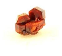VANADINITE - Pierre Naturelle en Provenance du Maroc, Mibladen Mining District - Cristal Rouge Vif, Puissant Amplificateur Énergétique 83.5 ct - Certificat d'Authenticité Inclus 23 x 19 x 18 mm Rouge 