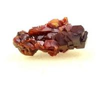 VANADINITE - Pierre Naturelle en Provenance du Maroc, Mibladen Mining District - Cristal Rouge Vif, Puissant Minéral de Guérison 93.0 ct - Certificat d'Authenticité Inclus 36 x 20 x 19 mm Rouge G