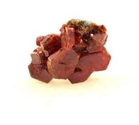 VANADINITE - Pierre Naturelle en Provenance du Maroc, Mibladen Mining District - Cristal Rouge Vif, Puissant Minéral de Guérison 61.5 ct - Certificat d'Authenticité Inclus 30 x 20 x 15 mm Rouge G