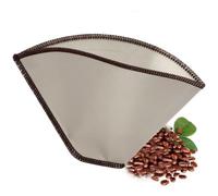 VANANA Filtre à café réutilisable en acier inoxydable sans papier pour 2 à 6 tasses pour tasses, tasses, carafes, porte-filtres (2 à 6 tasses)