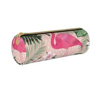 VANANI Flamingo Trousse à crayons portable multifonction pour adolescents avec fermeture éclair Convient pour l'école et le bureau, blanc, Taille unique, Trousse de maquillage