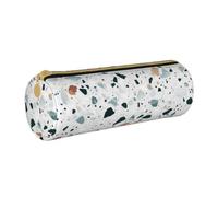 VANANI Trousse à crayons blanche Parttern - Multifonctionnelle - Pour adolescents - Avec fermeture éclair - Convient pour l'école et le bureau, blanc, Taille unique, Trousse de maquillage