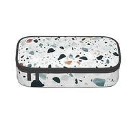 VANANI White Parttern Trousse à crayons multifonction de grande capacité pour bureau et école, Noir , Taille unique, Trousse de maquillage