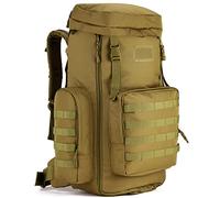 VanBasic Sac à dos de randonnée 70 L L 85 L Sac à dos tactique Molle Sac à dos militaire Trekking, Coyote, Large, Sacs à dos