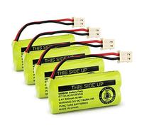 VANBOW BT183342/BT283342 2.4V 800mAh Ni-MH Battery Pack, Compatible with AT&T VTech Cordless Phone Batteries BT166342/BT266342 BT162342/BT262342 CS6709 CS6609 CS6509 CS6409 EL52100 EL50003 (Pack 4)