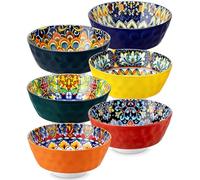 vancasso Lot de 6 bols à céréales en céramique de 760 ml - Passe au lave-vaisselle et au micro-ondes - Pour céréales, soupe, flocons d'avoine, crème glacée, salade, pâtes, etc.