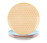 vancasso Natsuki Lot de 4 assiettes à dessert en porcelaine - Diamètre : 21,5 cm