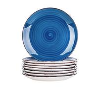 vancasso, Série BELLA, Assiette Plate à Dîner, Assiette Grande en Céramique 8 Pièces- 27cm