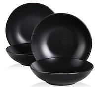 vancasso, Série Moda, Assiette Creuse en Céramique, Assiette à Soupe Saladier - 4 Pièces