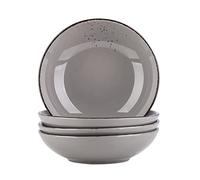 vancasso, Série NAVIA, Assiette Creuse en Céramique, Assiette à Soupe Saladier Faïence, 4 Pièces- 700 ml