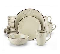 vancasso Série Navia Assiettes Service de table, Service Vaiselle 16 Pièces pour 4 Personnes,Design Modern