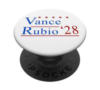 Vance Rubio 2028 Historic President & Vice (White) PopSockets PopGrip Adhésif