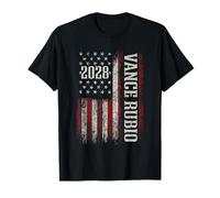 Vance Rubio 2028 J D Vance Marco Rubio Président 2028 Drôle T-Shirt
