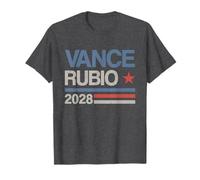 Vance Rubio 2028 J D Vance Marco Rubio Président 2028 Drôle T-Shirt