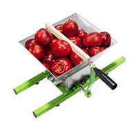 VANCHEMO Presse-fruits manuel 7 l - En chêne - Avec poignées et chiffon de pressage - Moulin à maïs - Pour fruits