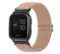 Vancle Bracelet Compatible avec Garmin Vivoactive 5/Garmin Venu Sq/Venu 2 Plus/Venu Sq 2/Venu/Vivoactive 3, Elastique Bracelet Pour Forerunner 55 165/Forerunner 245/245 Music, Thé au Tait