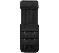 Vancle Extensions de Soutien-Gorge, 3 Crochets, 1.9cm Espacement (Noir, 2 Crochets, 1.35cm Espacement)
