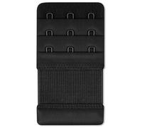 Vancle Extensions de Soutien-Gorge, 3 Crochets, 1.9cm Espacement (Noir, 3 Crochets, 1.9cm Espacement)