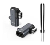 Vancle Lot de 2 adaptateurs USB C vers SHOKZ OpenRun Pro, adaptateur de charge USB C femelle pour Shokz Openrun/Shokz Openrun Mini/SHOKZ OpenRun Pro Mini, avec cordon