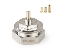 VANCOCO Adaptateur de radiateur M28 x 1,5 à filetage fin vers M30 x 1,5, adaptateur en métal, longue durée de vie, adaptateur de tête de thermostat pour thermostat de radiateur/vanne de radiateur