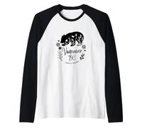 Vancouver BC Bear & Flowers Nature At Your Door Design Manche Raglan
