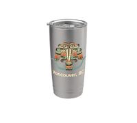 Vancouver Canada Art Gobelet isotherme en acier inoxydable double paroi