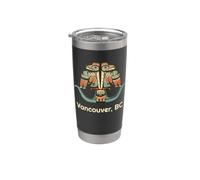 Vancouver Canada Art Gobelet isotherme en acier inoxydable double paroi