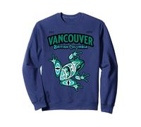 Vancouver, Colombie-Britannique, Canada, Grenouille, Totem de la côte du Pacifique Sweatshirt