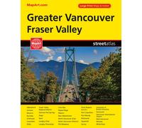 Vancouver (Grand) & Fraser Valley, Atlas des rues, gros caractères | MapArt