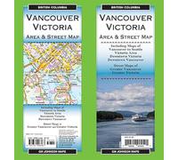 Vancouver / Victoria British Columbia Area & Street Map