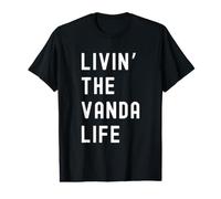 Vanda Vivant la Vie de Vanda Nom Amusant T-Shirt Graphique avec Valeur