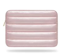 Vandel - La housse originale Puffy pour ordinateur portable 13-14 pouces Housse pour ordinateur portable 13-14 pouces Housse rose brillante pour ordinateur portable pour femme Housse de transport pour
