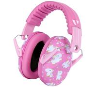 Vanderfields Casque antibruit de qualité supérieure - Réduction du son à large spectre de 33,2 dB à 2 000 Hz - Casque pour enfants de 3 à 12 ans - Rose