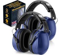 Vanderfields Casque antibruit pour adultes - Bleu Marine, Lot de 2
